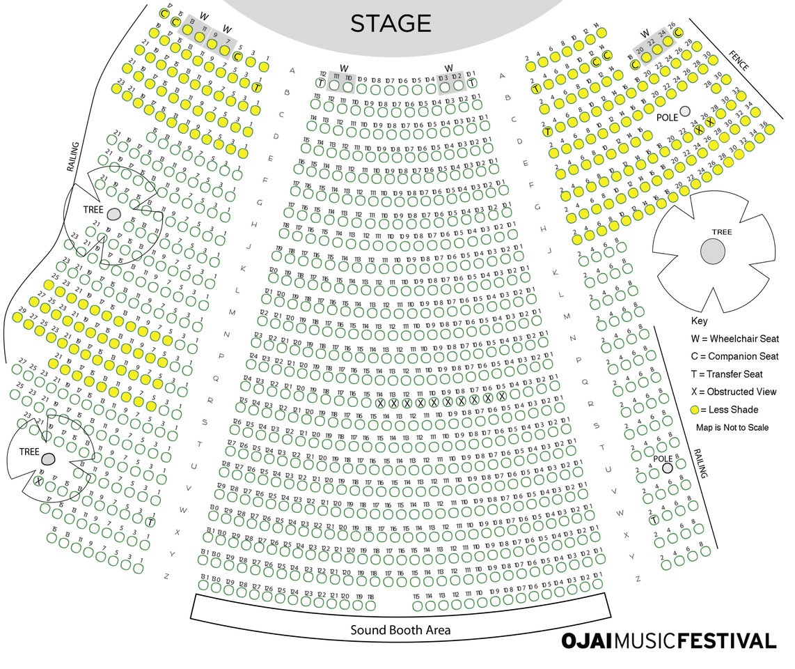 Libbey Bowl Seat Map Ojai Music Festival