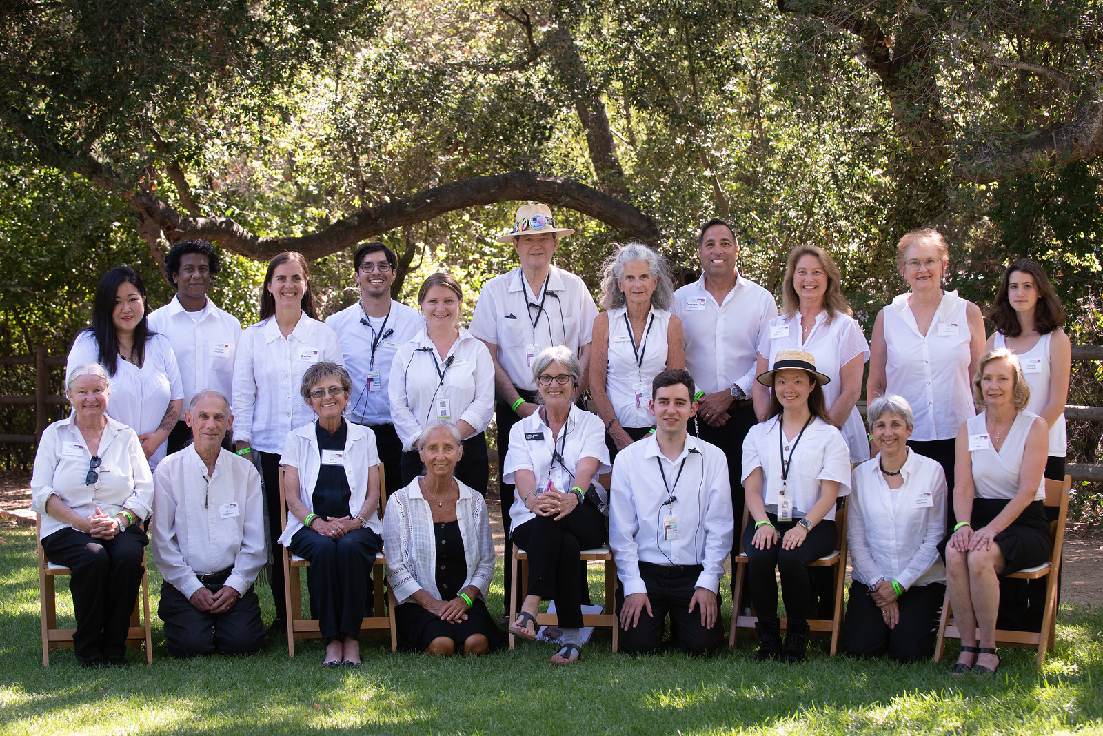 The Volunteer Usher team at the 2023 Ojai Music Festival