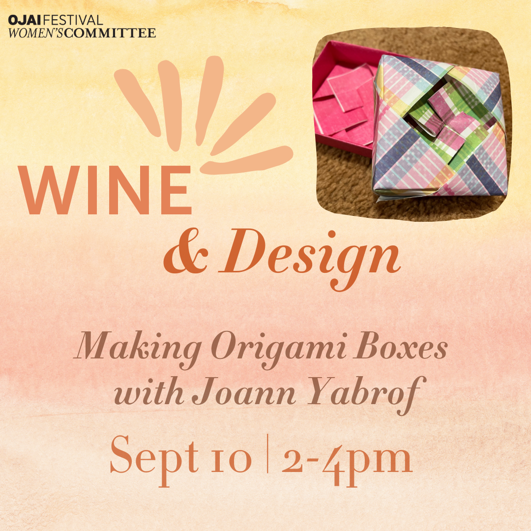 Ojai Festival Women's Committee Event Ojai Music Festival