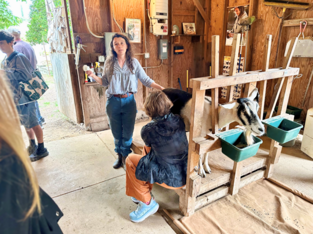 OJAINEXT member event during the 2023 Festival, an educational tour of Poco Farm with farmer and founder Grace Malloy