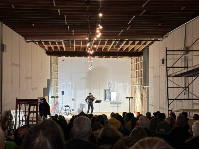Raw Space with Alexi Kenney, a special event at the historic Ojai Playhouse while it was under construction, January 2023