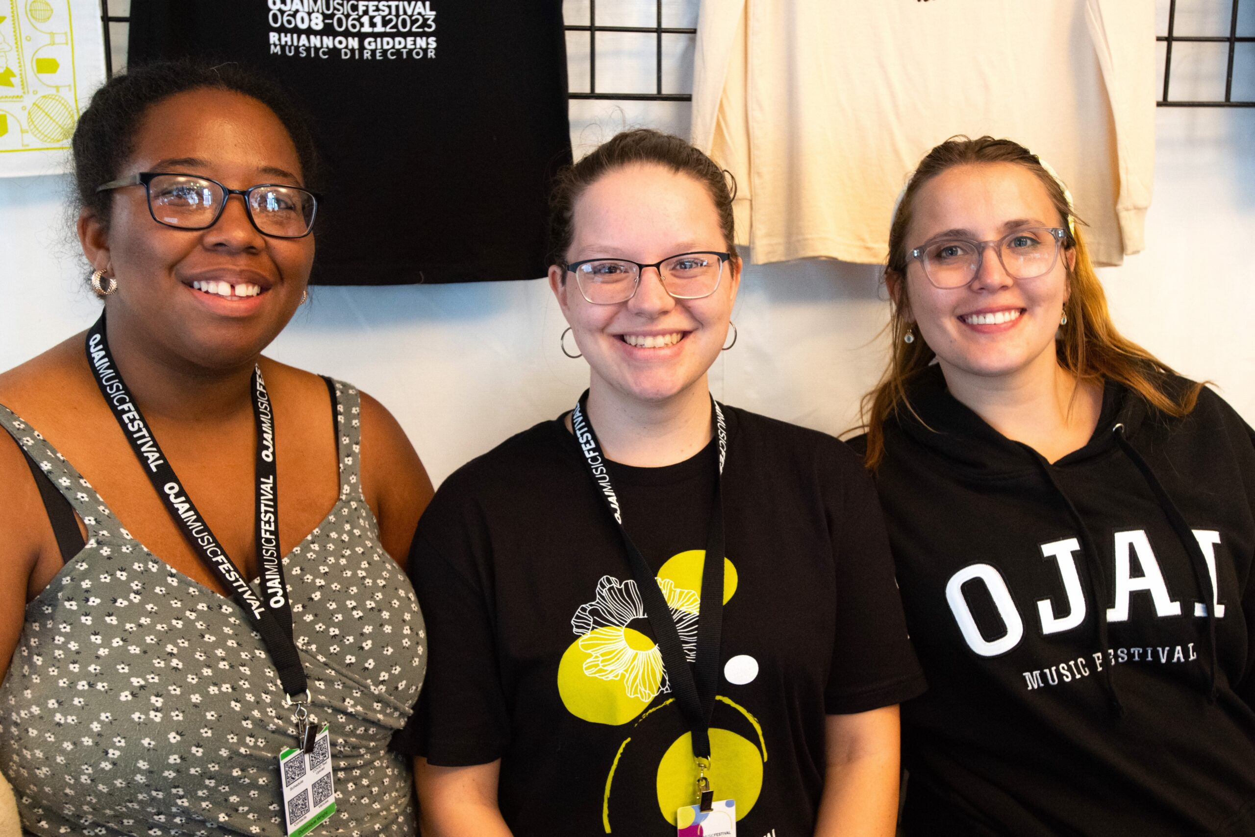 Interns in the Festival Boutique