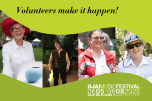 Volunteers at the Ojai Music Festival