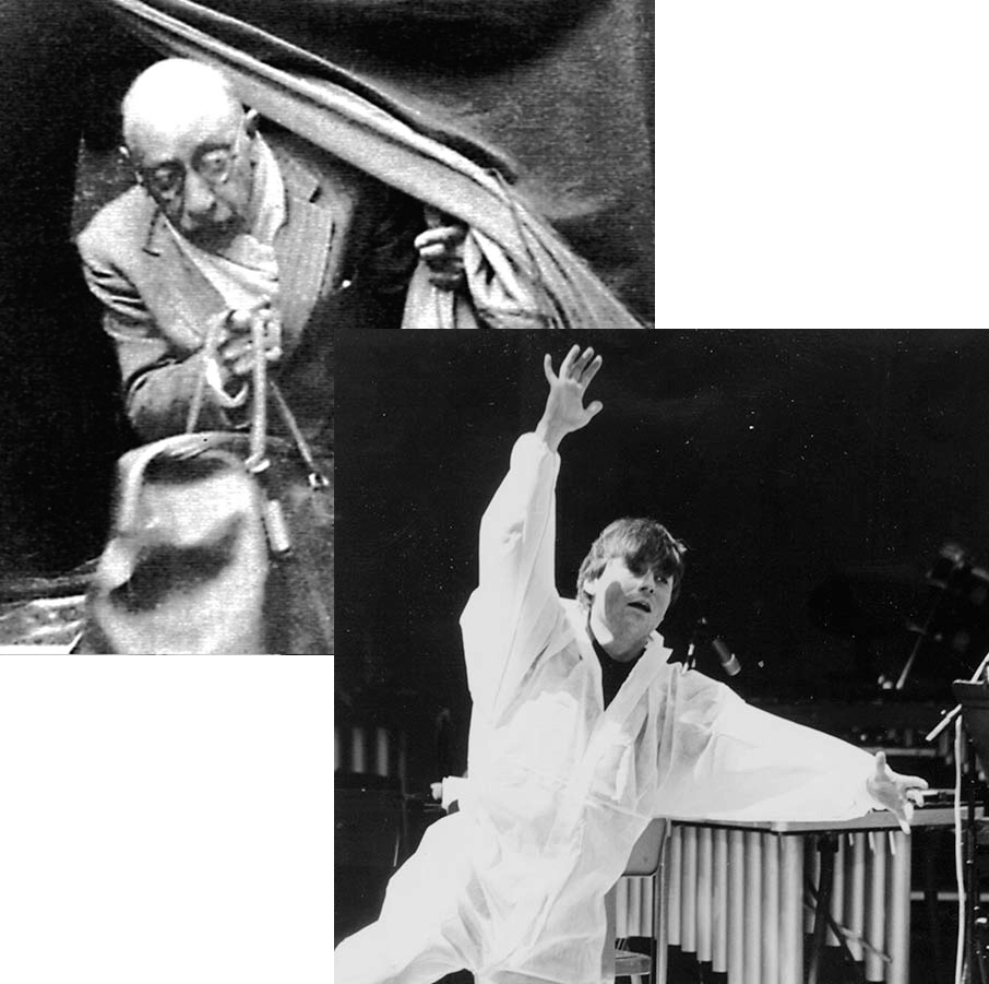 Igor Stravinsky emerges from a tent, Esa-Pekka Salonen leaps onstage