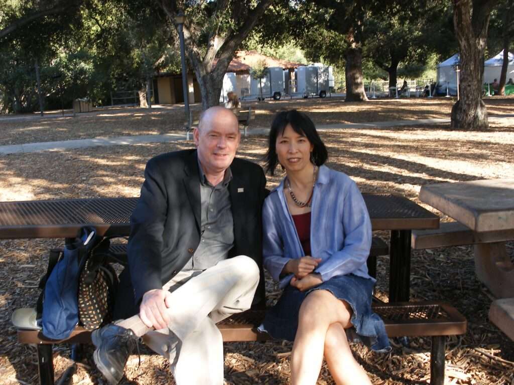 Chris Hailey with Gloria Cheng at Libbey Park