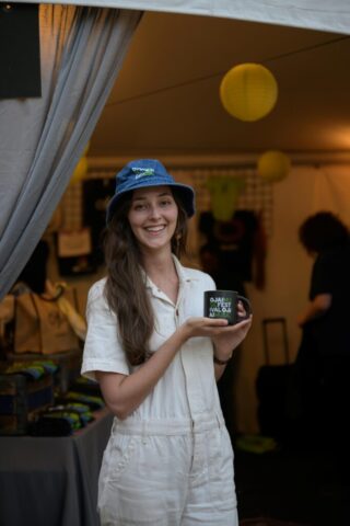 Browsing the Festival Boutique