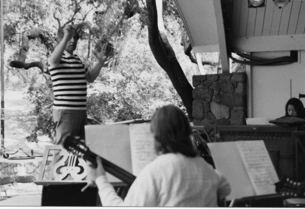 Pierre Boulez conducts