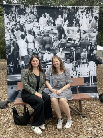 Enjoying Libbey Park at the 2023 Festival