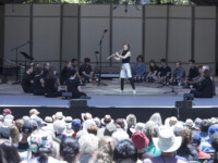 OJAI, CA – June 9, 2017: Pan with Claire Chase. Photo Credit: David Bazemore.