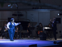 OJAI, CA – June 9, 2017: Afterword by George Lewis with Gwendolyn Brown, Steven Schick (Conductor) and ICE. Photo Credit: David Bazemore.
