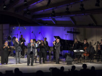 OJAI, CA – June 9, 2017: Afterword by George Lewis with Gwendolyn Brown, Sean Griffin (director), George Lewis, Joelle Lamarre, Julian Terrell Otis, Steven Schick (conductor) and ICE. Photo Credit: David Bazemore.