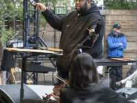 OJAI, CA – June 10, 2017: Autoschediasms for Creative Orchestra by Tyshawn Sorey with Tyshawn Sorey (conductor). Photo Credit: David Bazemore.