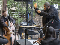 OJAI, CA – June 10, 2017: Autoschediasms for Creative Orchestra by Tyshawn Sorey with Tyshawn Sorey (conductor) and ICE. Photo Credit: David Bazemore.