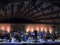 OJAI, CA – June 8, 2017: World Premiere of Trouble, with Jennifer Koh (violin), Steven Schick (conductor), ICE, OCME. Photo Credit: David Bazemore