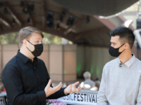 Photo by Timothy Teague
Attacca Quartet with Rhiannon Giddens
Ojai Music Festival 2021 OMF_Sept 17 2021_11AM_Thomas Kotcheff interviews Dustin Donahue